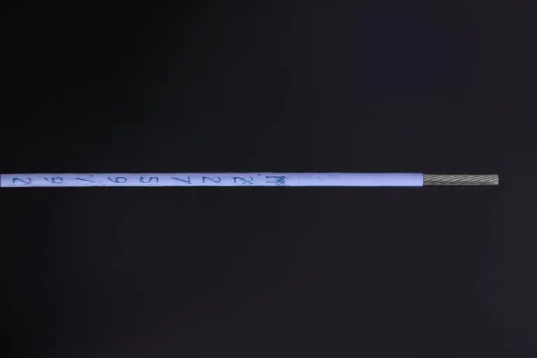 M22759/92 Blue colored wrapper for black wire.