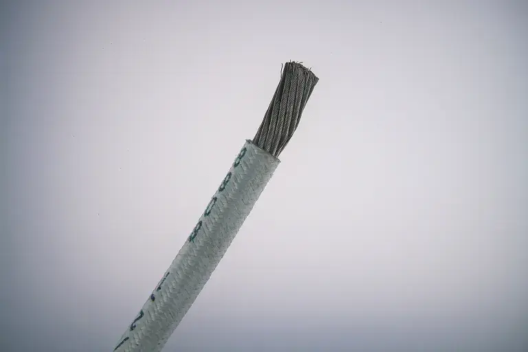 8808 Black wire inside wrapper of gray color.