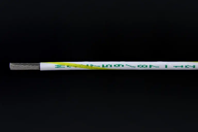 M22759/87 black wire inside wrapper of white color.