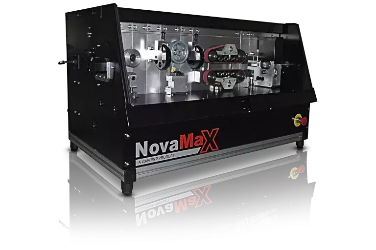 Black machine with nova max written on it