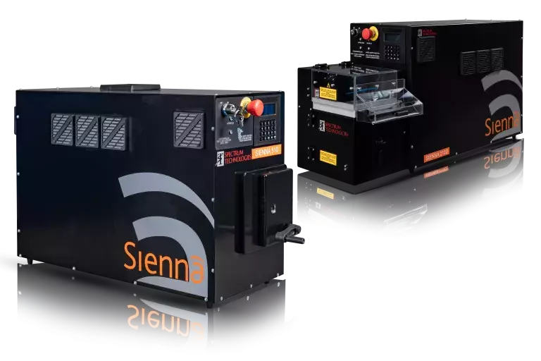 Black machine in which SIENNA is written on it